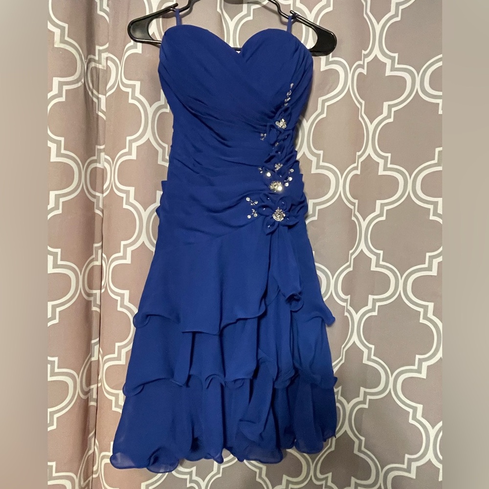 JJs House Blue formal gown
